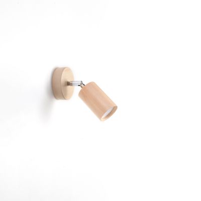 Applique en bois 1 ampoule 4000K - 10x20x20cm Sollux