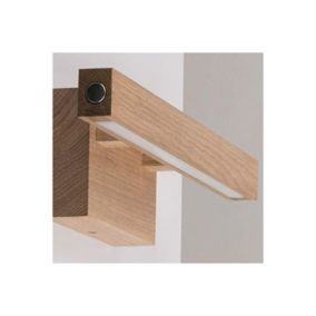 Applique en Chêne Huilé Design Contemporain avec Variateur Tactile SMAL