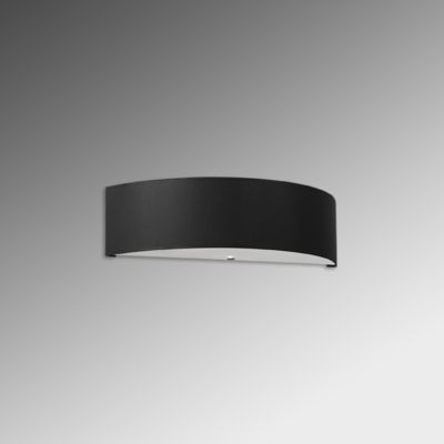 Applique en tissu/verre/acier 2 lampes 45x15x12cm Sollux