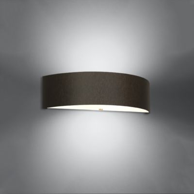 Applique en tissu/verre/acier 2 lampes 45x15x12cm Sollux