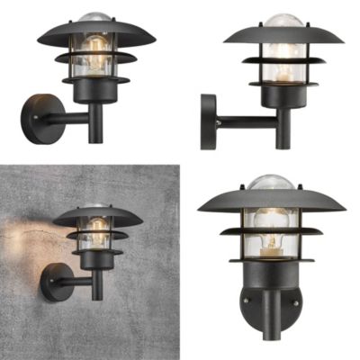 Applique extérieure montante Marselis E27 NOIR IP44 60W Nordlux