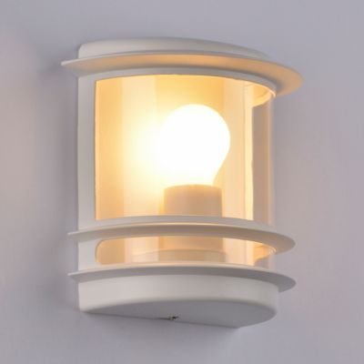 Applique extérieure murale 20 W IP44 blanc H.25 cm Little Garden Cagliari