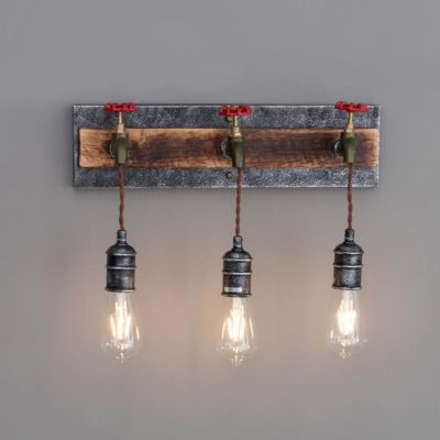 Applique industrielle originale avec robinets vintage - Eiger