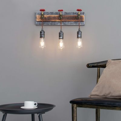 Applique industrielle originale avec robinets vintage - Eiger