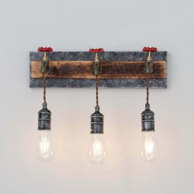 Applique industrielle originale avec robinets vintage - Eiger
