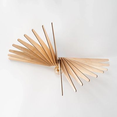 Applique Led bois - Atelier Loupiote - Albatros