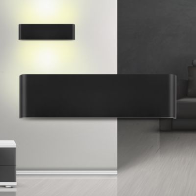 Applique LED BRAYTRON AVVA2, noir, 12W, 810lm, aluminium