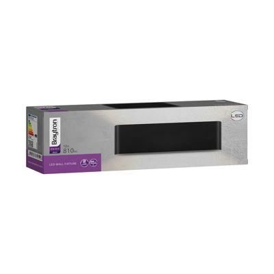Applique LED BRAYTRON AVVA2, noir, 12W, 810lm, aluminium