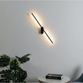 Applique LED design noire - Melbourne