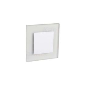 Applique LED escalier Carré 0,8W DC12V Blanc APUS - Blanc Chaud 3000K