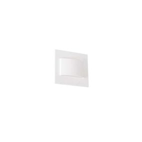 Applique LED escalier Carré 1,5W DC12V Blanc ERINUS - Blanc Chaud 3000K