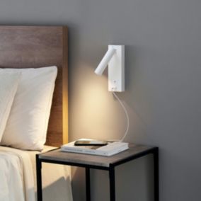 Applique LED liseuse avec port USB - Tofino