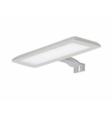 Applique LED Multi-Fixation pour Miroir Salle de Bain - Lumière Froide (5700K) - 30cm - Vesta (Chromé). Ampoule non remplaçable.