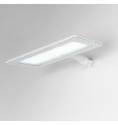 Applique LED Multi-Fixation pour Miroir Salle de Bain - Lumière Froide (5700K) - 30cm - Vesta (Chromé). Ampoule non remplaçable.