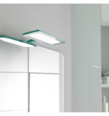 Applique LED Multi-Fixation pour Miroir Salle de Bain - Lumière Froide (5700K) - 30cm - Vesta (Vert). Ampoule non remplaçable.