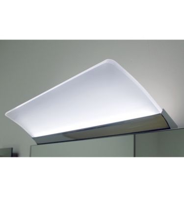 Applique LED pour Miroir de Salle de Bain avec Prise, Lumière Blanche Neutre (4000K) - 50 x 7,6 x 1,3 cm - Modèle Apolo Chromé