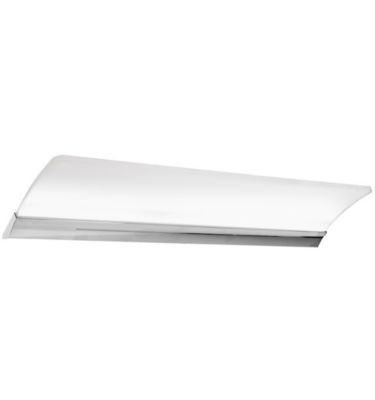 Applique LED pour Miroir de Salle de Bain avec Prise, Lumière Blanche Neutre (4000K) - 50 x 7,6 x 1,3 cm - Modèle Apolo Chromé