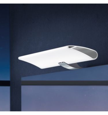 Applique LED pour Miroir de Salle de Bain, Chromé, Lumière Blanche Froide (5700K) - 30 cm - Modèle Leon