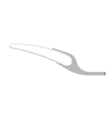 Applique LED pour Miroir de Salle de Bain, Chromé, Lumière Blanche Froide (5700K) - 30 cm - Modèle Leon