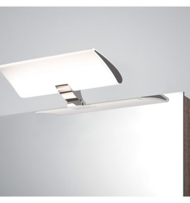 Applique LED pour Miroir de Salle de Bain, Chromé, Lumière Blanche Froide (5700K) - 30 cm - Modèle Leon