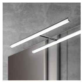 Applique LED pour miroir de salle de bain - Lumière blanche froide (5700K) - 10,2 x 2,2 x 49,6cm : Modèle Casiopea