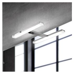 Applique LED pour miroir de salle de bain - Lumière blanche froide (5700K) - 11.2 x 4 x 15cm - Star Model