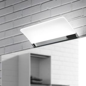 Applique LED pour miroir de salle de bain - Lumière blanche froide (5700K) - 12.9 x 7.3 x 30cm - Modèle Apollo
