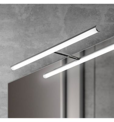 Applique LED pour Miroir de Salle de Bain, Lumière Blanche Neutre (4000K) - 49,6 x 10,2 x 2,9 cm - Modèle Casiopea