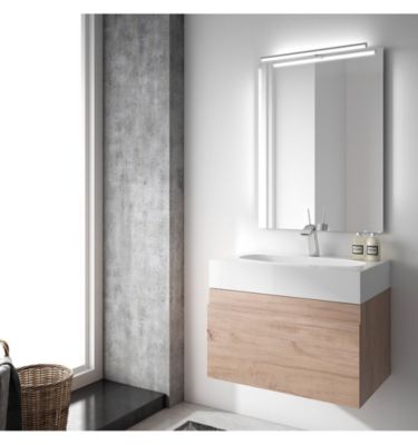 Applique LED pour Miroir de Salle de Bain, Lumière Blanche Neutre (4000K) - 49,6 x 10,2 x 2,9 cm - Modèle Casiopea
