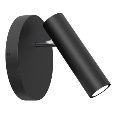 Applique liseuse Axion noire/chrome GU10 8W Luminex