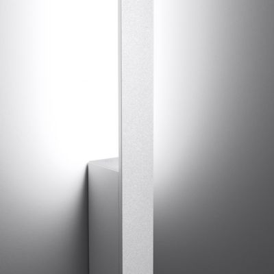Applique longitudinal en aluminium blanc 4 x 150 cm