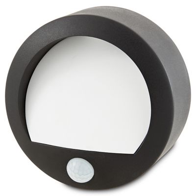 Applique murale à détection Melville 45lm 1W IP44 noir