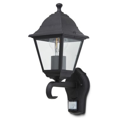 Applique murale à détection Varennes E27 60W IP44 GoodHome noir