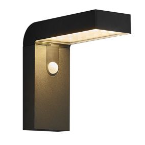 Applique murale ALYA Solar Matière plastique Noir, H.20 - IP44 - SolarLed  Nordlux Extérieur