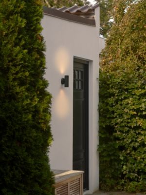 Applique murale ARTILUS Double Aluminium Noir, H.16,7  IP54  GU10 /Nordlux  Extérieur