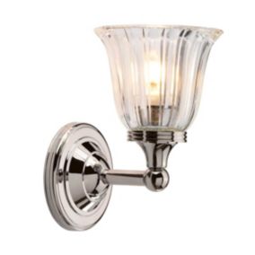 Applique murale Austen 1 lumière - Nickel poli