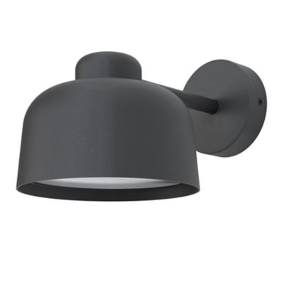 Applique murale Batley LED intégrée 800lm 15.5W IP44 GoodHome gris anthracite