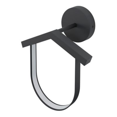Applique murale Calenzana LED intégrée 420lm 12W IP44 GoodHome gris anthracite