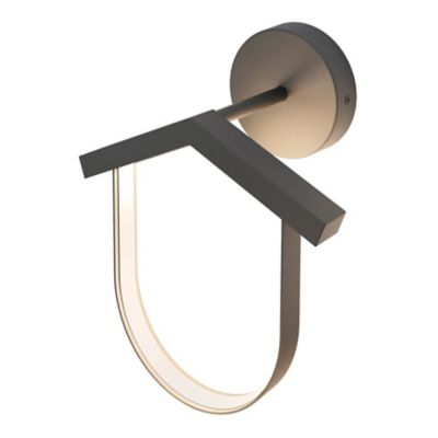 Applique murale Calenzana LED intégrée 420lm 12W IP44 GoodHome gris anthracite