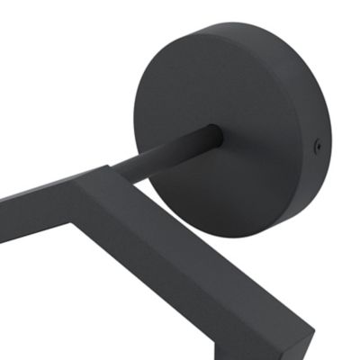 Applique murale Calenzana LED intégrée 420lm 12W IP44 GoodHome gris anthracite