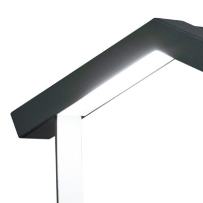 Applique murale Calenzana LED intégrée 420lm 12W IP44 GoodHome gris anthracite