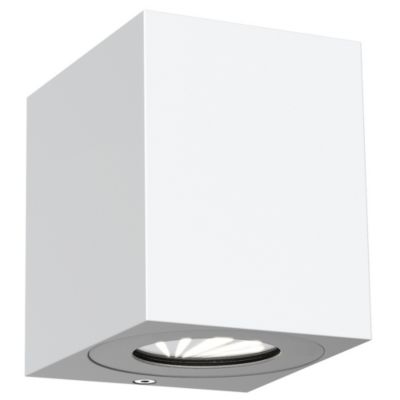 Applique murale CANTO kubi 2, Aluminium, Couleur Blanc, LED Module, H.10.4, IP44 / NORDLUX Extérieur