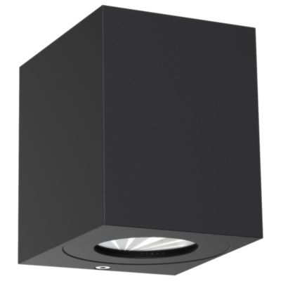 Applique murale CANTO kubi 2, Aluminium, Couleur Seaside noir, LED Module, H.10.6, IP44 / NORDLUX Extérieur