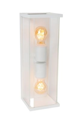 Applique murale CLAIRE en métal avec 2xE27 - Blanc - Lucide