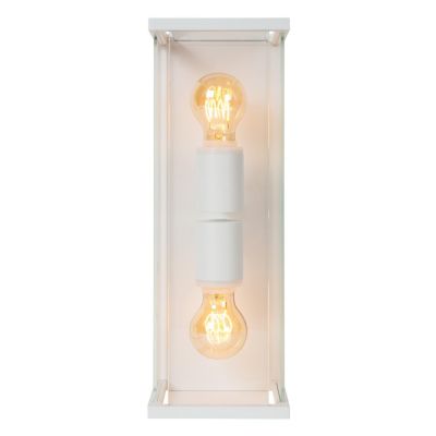 Applique murale CLAIRE en métal avec 2xE27 - Blanc - Lucide