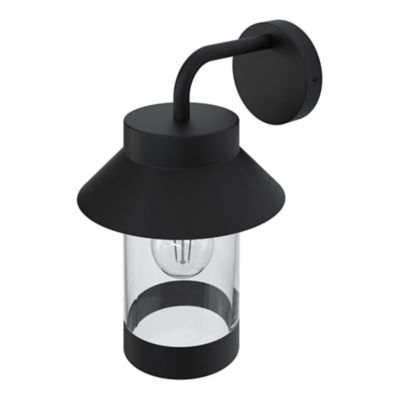 Applique murale d'extérieur descendante Caprera noir E27 25W IP44 GoodHome