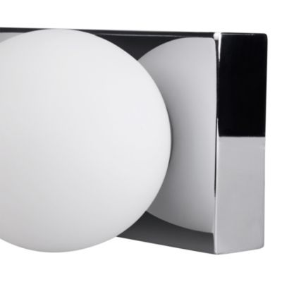 Applique murale de salle de bain Dorres 4 lumières G9 4.2W IP44 GoodHome argent