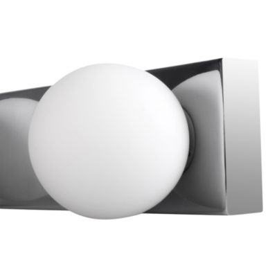 Applique murale de salle de bain Dorres 4 lumières G9 4.2W IP44 GoodHome argent