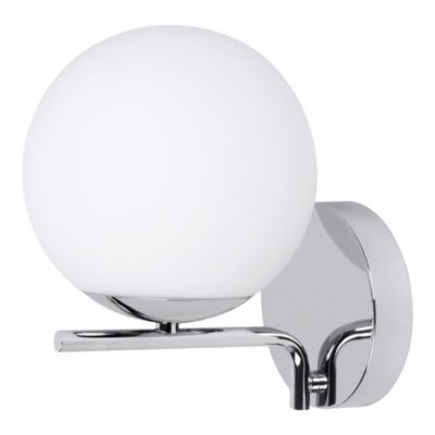 Applique murale de salle de bain Dorres E14 40W IP44 GoodHome argent