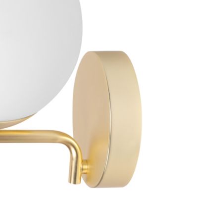Applique murale de salle de bain Dorres E14 40W IP44 GoodHome or